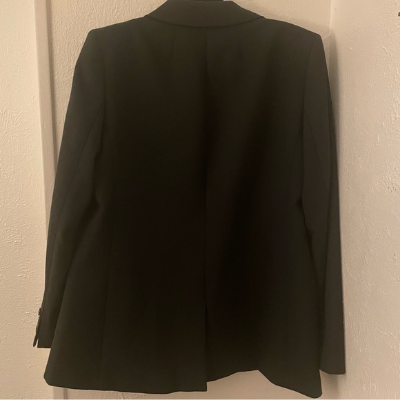 J Crew Willa Blazer Black Italian Wool Blend Excellent Condition -Size 10 - Picture 7 of 10